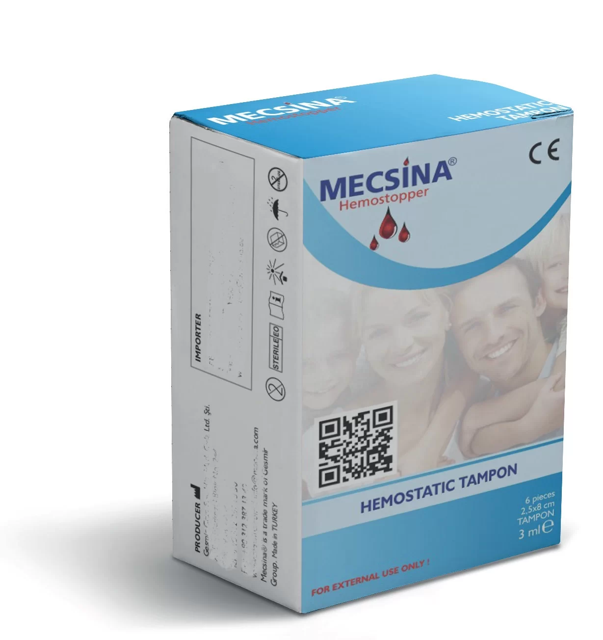 Hemostatic Tampon Mecsina Hemostopper